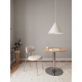 Jídelní stůl Ibiza 80 cm dub přírodní/stříbrný