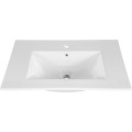 Umyvadlová skříňka Bali White I se zápustným umyvadlem 80 cm bílá/dub wotan