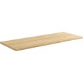 Závěsná skříňka pod umyvadlo Ocean s deskou 120 cm černá/dub olejovaný