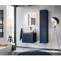 Závěsná skříňka pod umyvadlo Santa Fe s deskou 80 cm tmavě modrá