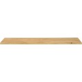 Závěsná skříňka Bella Cashmere Wiki s deskou a umyvadlem 120 cm béžová/dub olejovaný