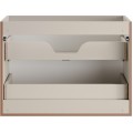 Závěsná skříňka Bella Cashmere I s deskou a umyvadlem 120 cm kašmírová