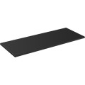 Závěsná skříňka Casad Smile s deskou a umyvadly 120 cm černá