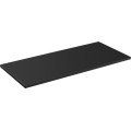 Závěsná skříňka SantaFe Domi s deskou a umyvadly 120 cm černá
