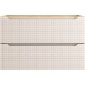 Koupelnová sestava Luxor Beige Cloud se skříňkami a umyvadlem 120 cm dub olejovaný/béžová