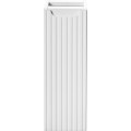 Závěsná skříňka Nova Cashmere Wiki s deskou a umyvadly 140 cm bílá/kašmír