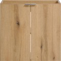 Závěsná skříňka Nova Oak s deskou a umyvadlem 120 cm dub coast evoke/bílá