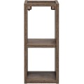 Závěsná skříňka SantaFe Slim s deskou a umyvadlem 100 cm dub santa fe vintage/černá