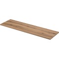 Závěsná skříňka Iconic Wiki s deskou a umyvadly 140 cm kašmír/dub coast evoke
