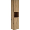 Koupelnová sestava Nova Oak Wiki se skříňkami a umyvadlem 60 cm černá/dub evoke