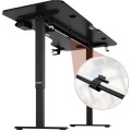 Elektricky nastavitelný psací stůl Kenpachi 160 cm černý