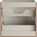 Závěsná skříňka pod umyvadlo Bella Cashmere s deskou 80 cm kašmír