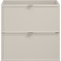 Závěsná skříňka pod umyvadlo Bella Cashmere s deskou 80 cm kašmír