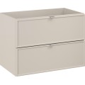 Závěsná skříňka pod umyvadlo Bella Cashmere I s deskou 80 cm kašmír