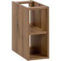 Závěsná skříňka Iconic II s deskou a umyvadlem 80 cm kašmír/dub coast evoke