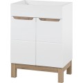 Koupelnová sestava Bali se zápustným umyvadlem a skříňkami 60 cm bílá/dub votan