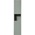 Koupelnová sestava Line Reed Green 80 cm se skříňkami a umyvadlem zelená/dub evoke