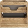 Koupelnová sestava Luxor Beige 90 cm s umyvadlem a skříňkami béžová/dub olejovaný