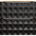 Koupelnová sestava Luxor Black 90 cm s umyvadlem a skříňkami černá/dub olejovaný
