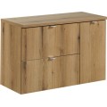 Koupelnová sestava Nova Oak 90 cm se skříňkami dub coast evoke