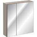 Koupelnová sestava SantaFe 80 cm se skříňkami, umyvadlem a zrcadlem taupe/dub santa fe vintage