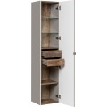 Koupelnová sestava SantaFe 80 cm se skříňkami, umyvadlem a zrcadlem taupe/dub santa fe vintage