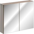 Koupelnová sestava SantaFe 80 cm s umyvadlem, skříňkami a zrcadlem taupe/dub santa fe vintage