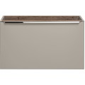 Koupelnová sestava SantaFe 80 cm s umyvadlem, skříňkami a zrcadlem taupe/dub santa fe vintage