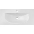 Umyvadlová skříňka se zápustným umyvadlem Nova White 80 cm bílá