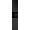 Koupelnová sestava Nova Black 80 cm s umyvadlem, deskou a skříňkami černá/dub evoke