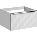 Závěsná skříňka pod umyvadlo Leonardo s deskou 90 cm bílá/dub sherman