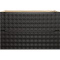 Koupelnová skříňka Luxor Black I s deskou a umyvadlem 90 cm černá/dub olejovaný