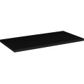 Závěsná skříňka Nova Black I s deskou a umyvadlem 80 cm černá/bílá
