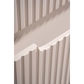 Závěsná skříňka Nova Cashmere II s deskou a umyvadlem 80 cm kašmír/bílá