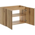 Závěsná skříňka Nova Oak I se zápustným umyvadlem 80 cm dub coast evoke