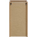 Závěsná skříňka pod umyvadlo Nova Oak 90 cm černá/dub coast evoke