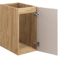 Koupelnová skříňka Ocean Beige s deskou a umyvadlem 90 cm béžová/dub olejovaný