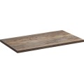 Závěsná skříňka Iconic s deskou a umyvadlem 80 cm bílá/dub santa fe vintage