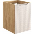 Závěsná skříňka pod umyvadlo Luxor Beige II s deskou 120 cm béžový/dub olejovaný