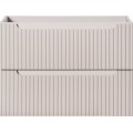 Závěsná skříňka pod umyvadlo Nova Cashmere II s deskou 80 cm kašmír