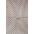 Závěsná skříňka Viva Cashmere s deskou a umyvadlem 80 cm kašmír