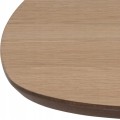Konferenční stolek Caracas 90 cm dub olejovaný/černý