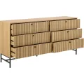 Komoda Albany 157 cm dub přírodní