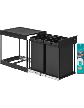 Koš na tříděný odpad Abes 20 l černý