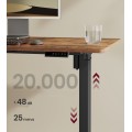 Nastavitelný elektrický rám pracovního stolu Vasagle Prom 90/140 cm černý