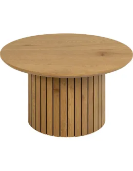 Kulatý konferenční stolek Yale 80 cm dub divoký