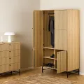 Šatní skříň Albany 99 cm dub přírodní