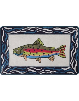 Koupelnová předložka Pescado 40x60 vícebarevná