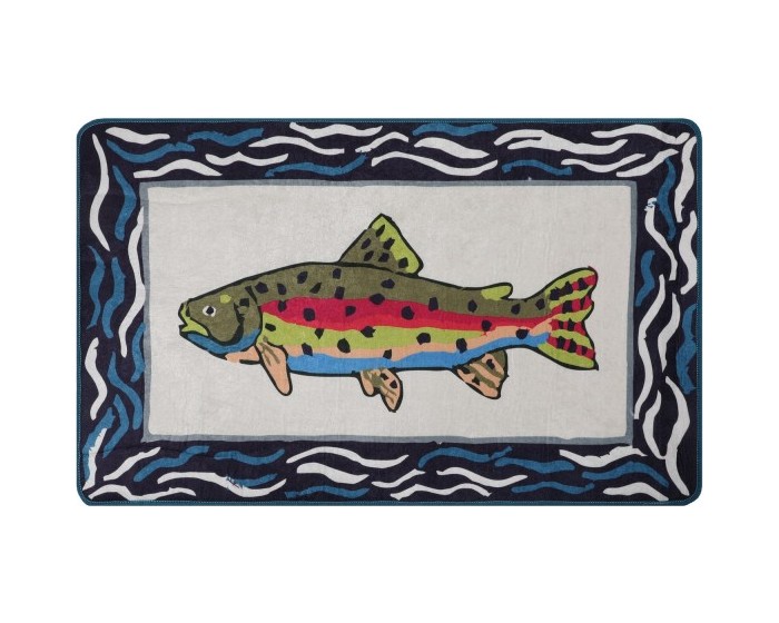Koupelnová předložka Pescado 40x60 vícebarevná