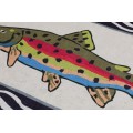 Koupelnová předložka Pescado 40x60 vícebarevná